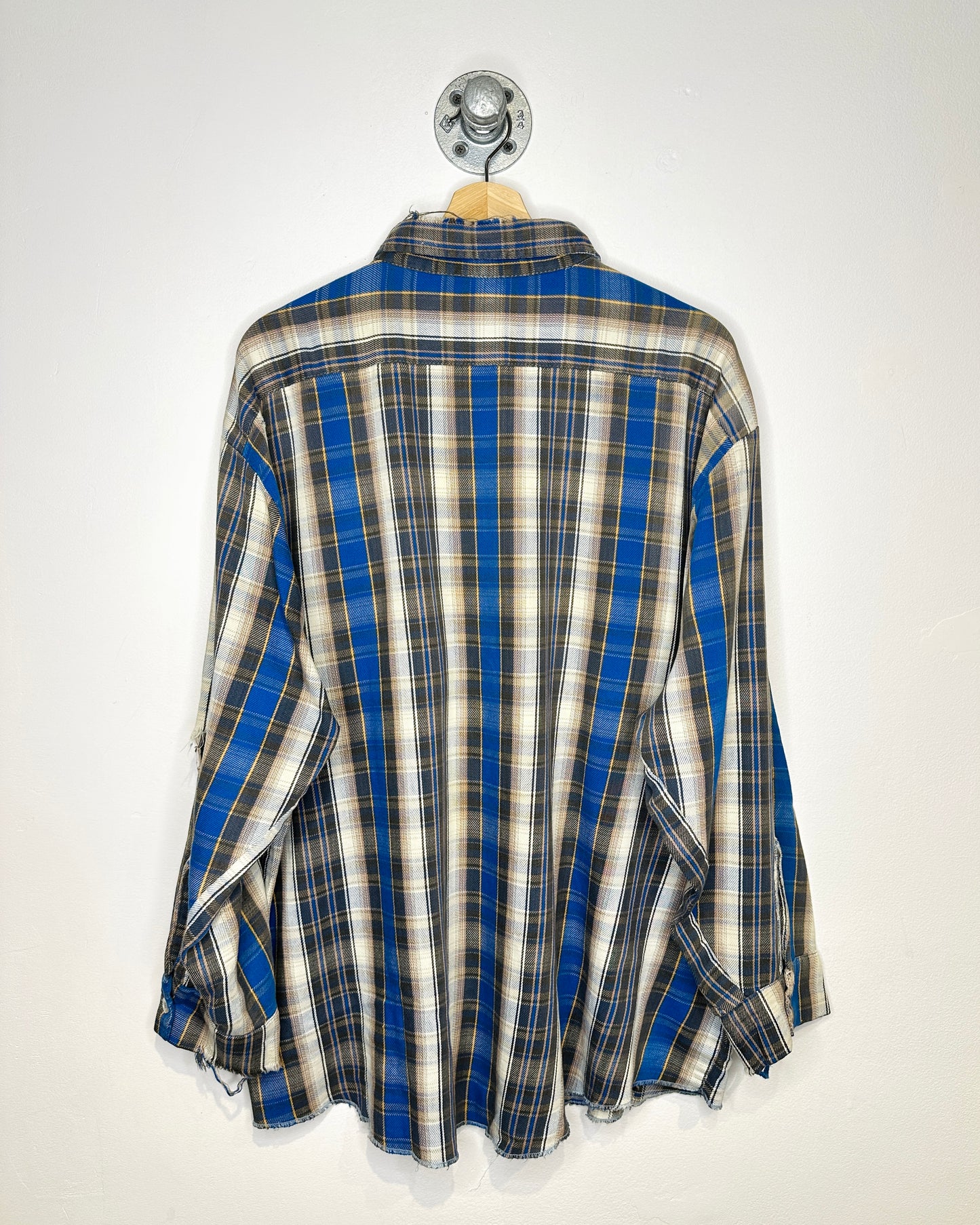Vintage Hamill Plaid Distressed Flannel