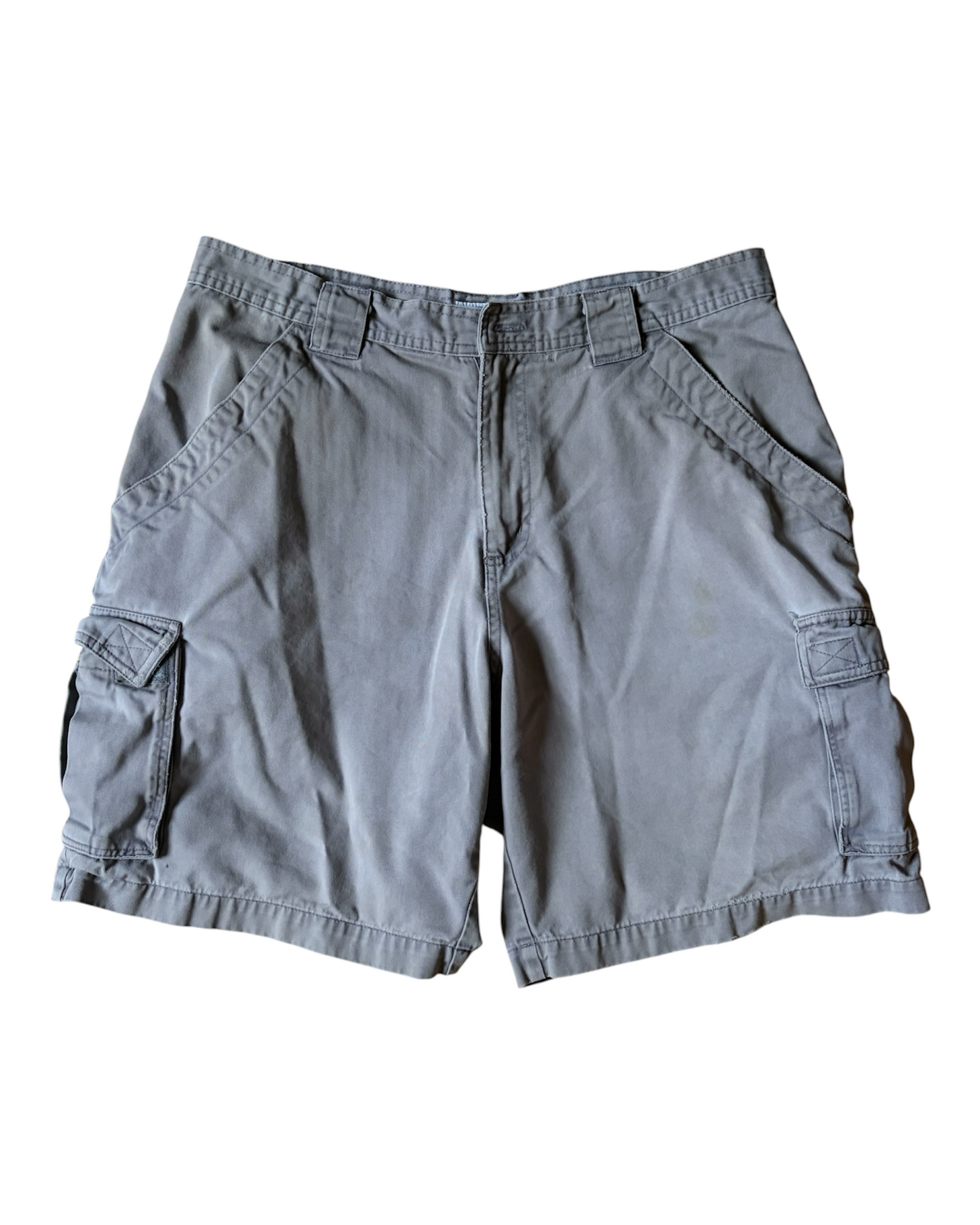 2000s Columbia Sportswear Faded Grey Cargo Shorts