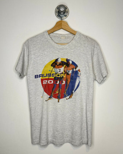 Vintage Brusson 2000 Heather Grey Tee Shirt