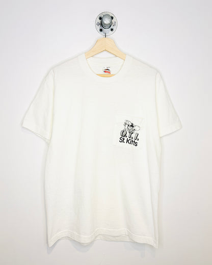 Vintage 90s Fisherman’s Wharf Rat White Tee Shirt