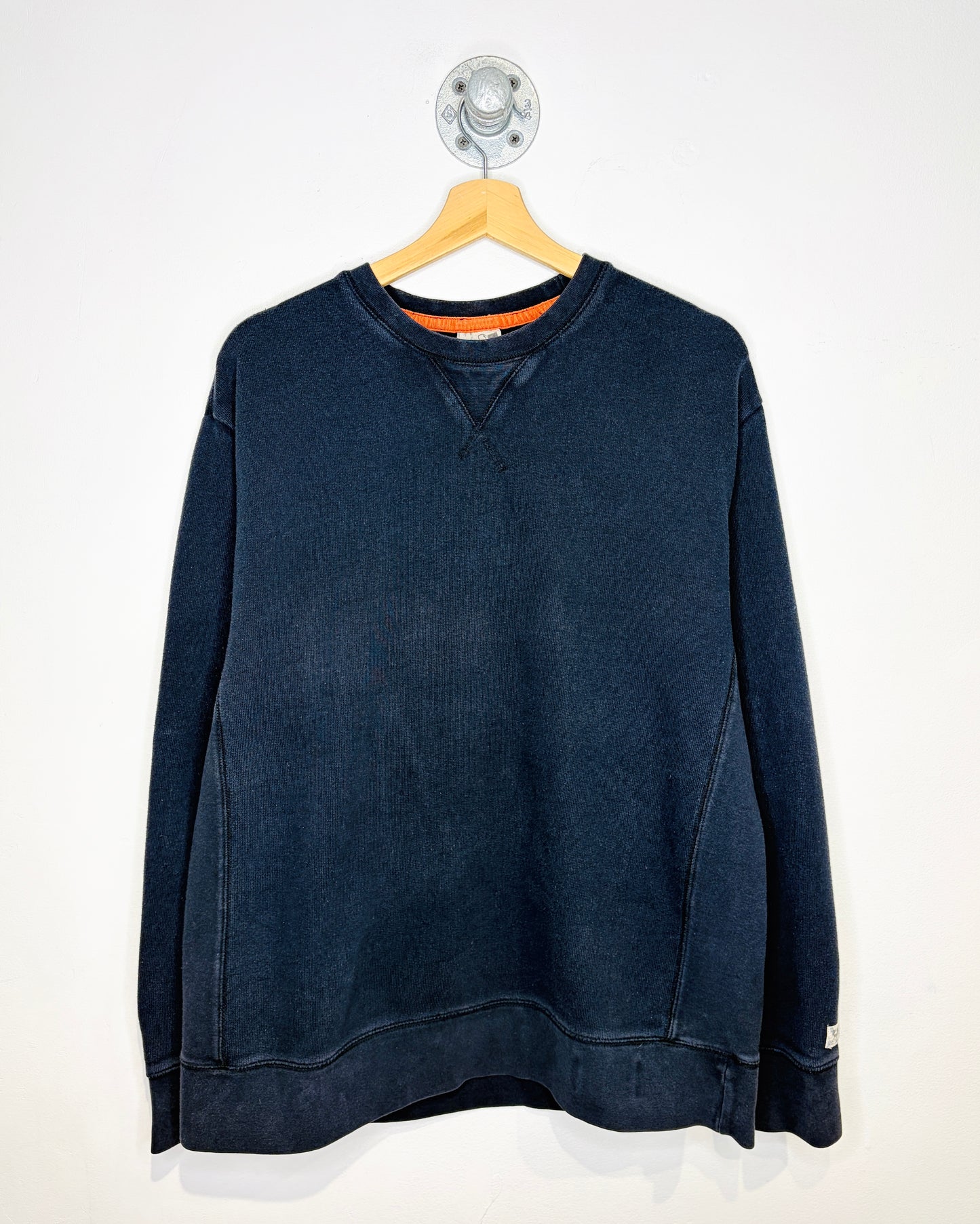 Vintage Mid 2000s Old Navy Blue Basic Crewneck Sweatshirt