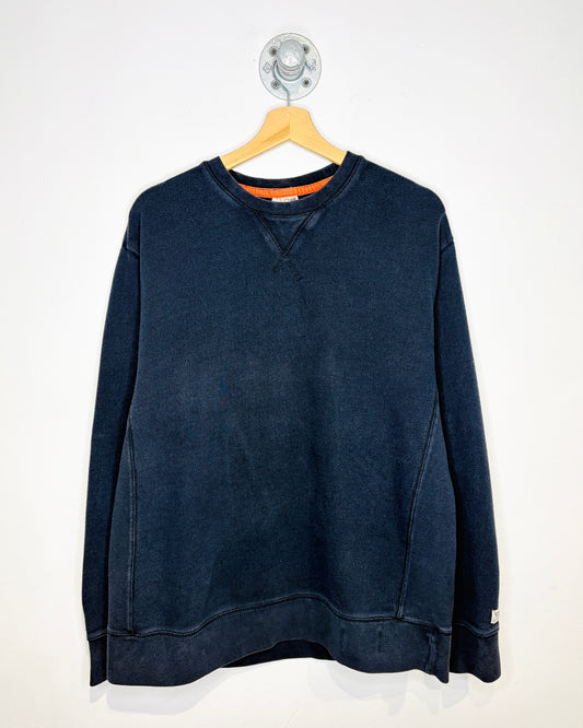 Vintage Mid 2000s Old Navy Blue Basic Crewneck Sweatshirt