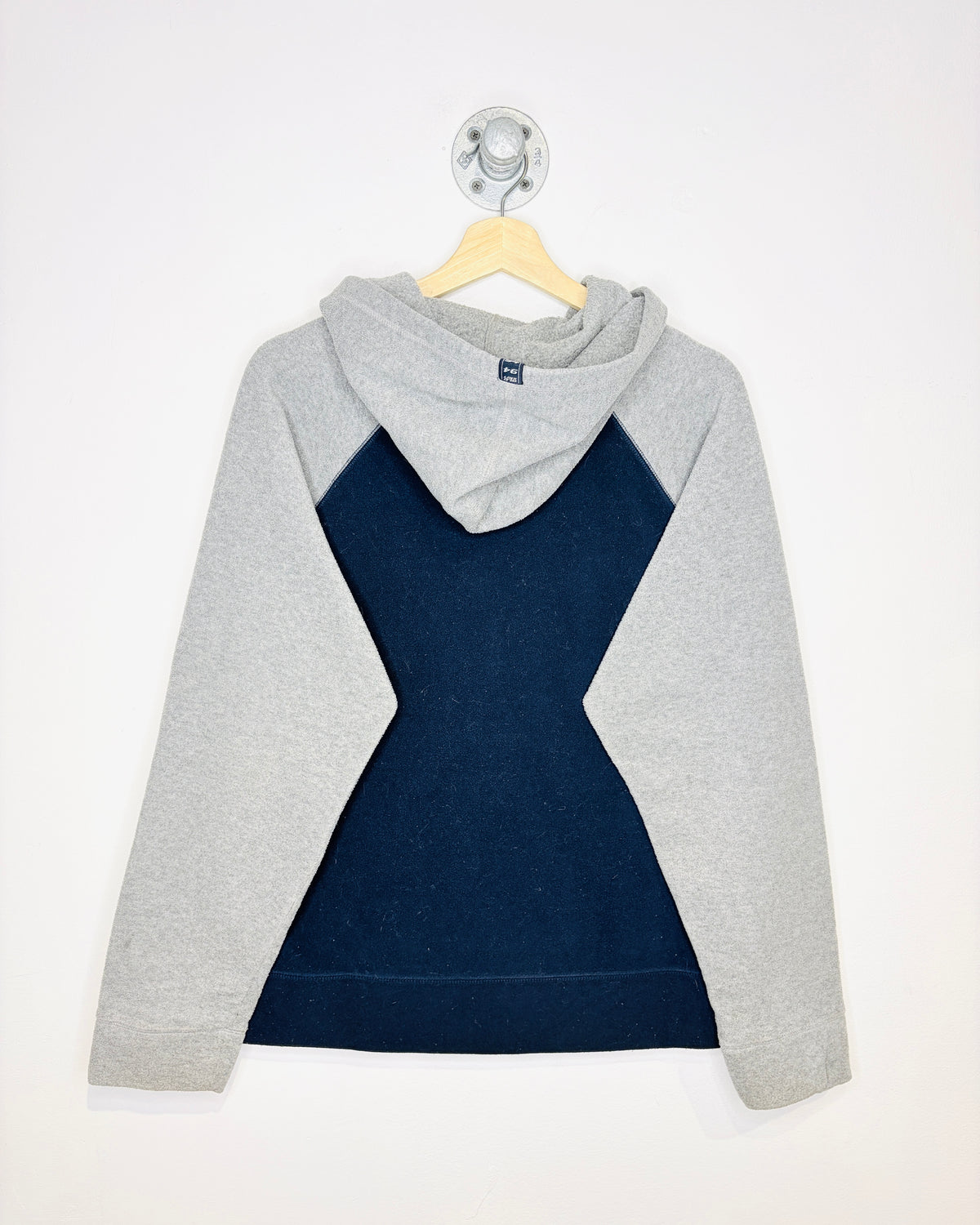 2000s Old Navy TwoTone Navy & Grey Fleece Hoodie