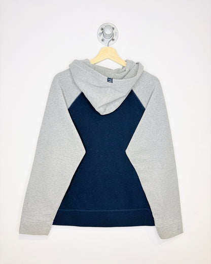 2000s Old Navy TwoTone Navy & Grey Fleece Hoodie