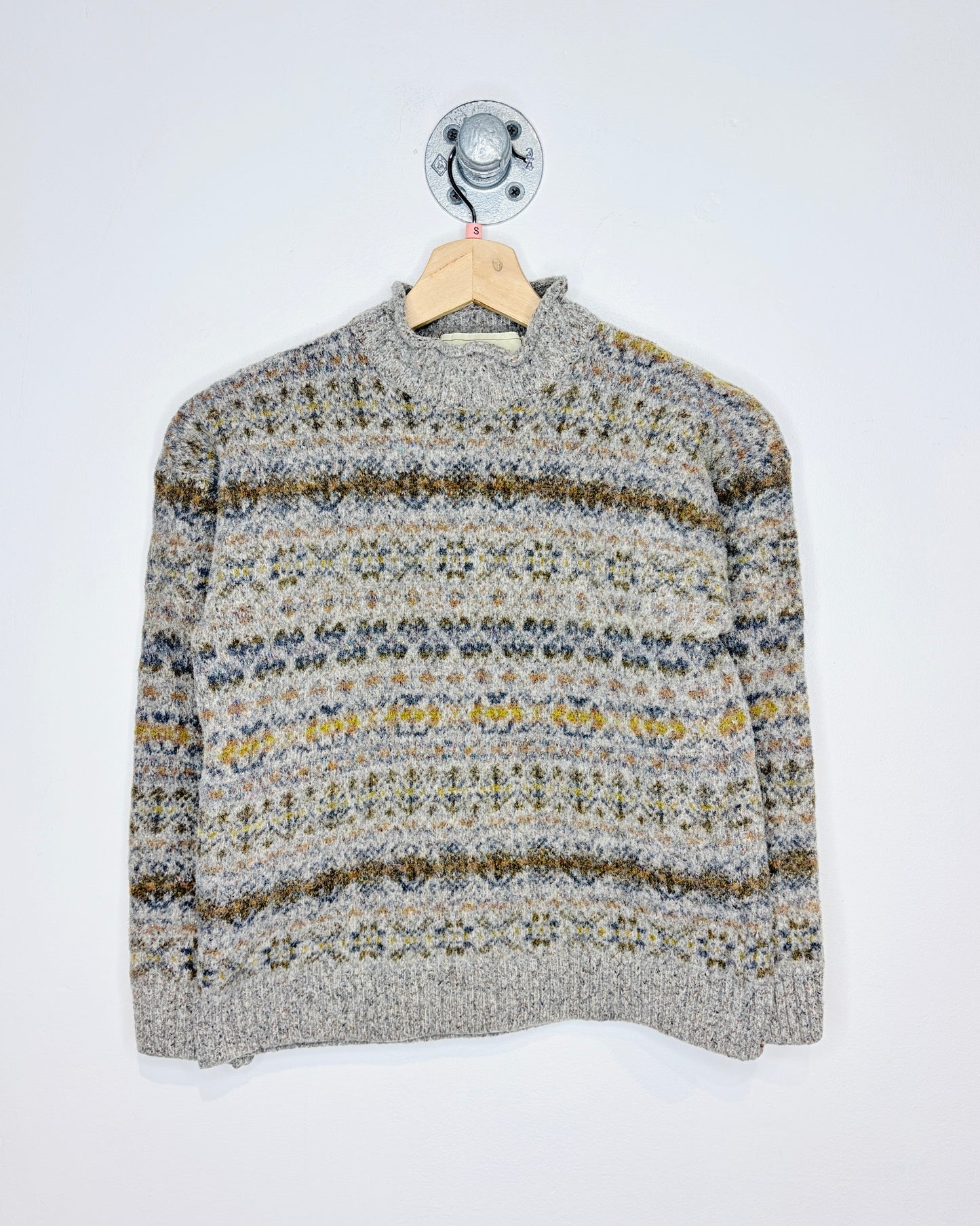 Vintage 1970s Nor’ Easterly Tradition Wool Mock Neck Sweater