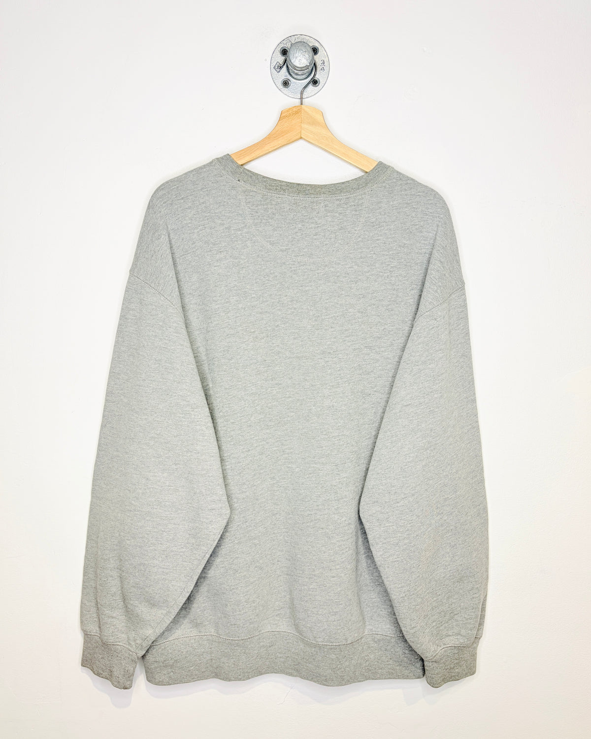 2000s Russell Athletic Blank Grey Crewneck Sweatshirt