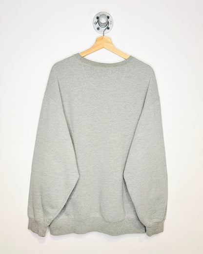 2000s Russell Athletic Blank Grey Crewneck Sweatshirt