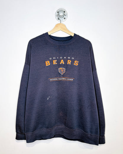 Vintage Chicago Bears Navy Blue Crewneck Sweatshirt