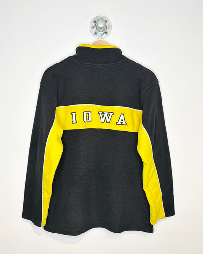 2000s Nike Team Iowa State Hawkeyes Black 1/4 Zip Fleece