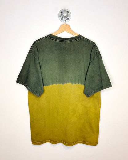 Vintage 90s Wolf Pack Faded Earth Tone Tee Shirt