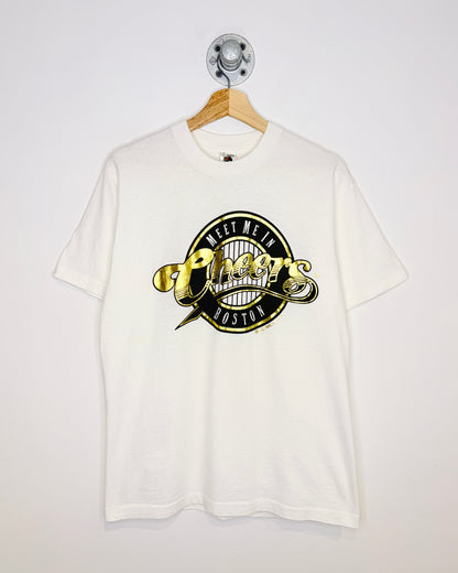 Vintage 1993 Cheers Boston White Tee Shirt
