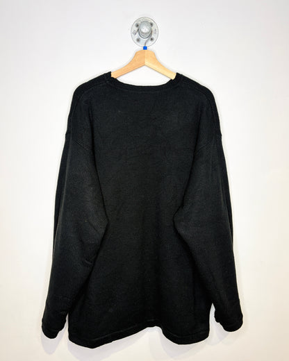 Vintage 1990s Rocawear Blue And Black Reversible Sweater