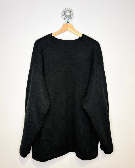 Vintage 1990s Rocawear Blue And Black Reversible Sweater