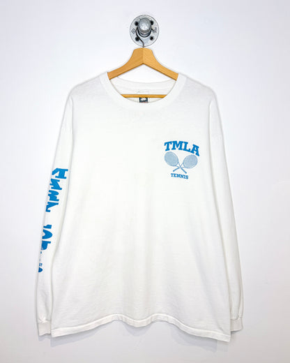Vintage 1990s TMLA Tennis Mary Louis White Long Sleeve Shirt
