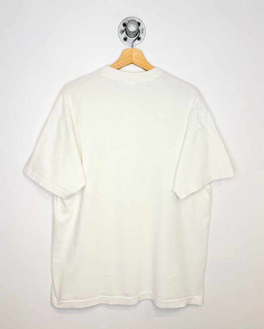 Vintage 90s The Return Of Eliot Ness White Promo Tee Shirt