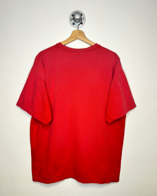 2000s Cheez-it Crackers Faded Red Tee Shirt