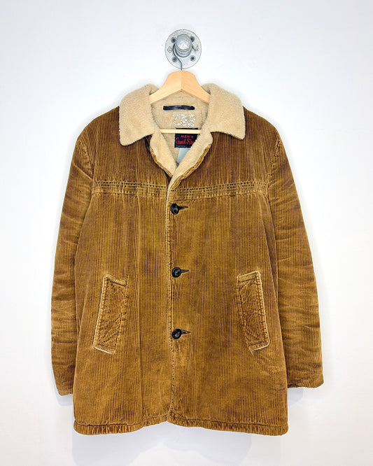 Vintage 70s Simpsons Sears Brown Corduroy Jacket