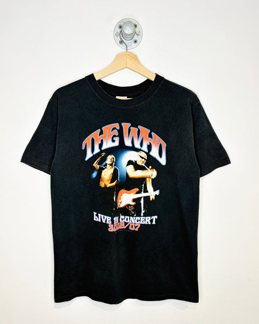 2007 The WHO Live In Concert Black Tee Shirt