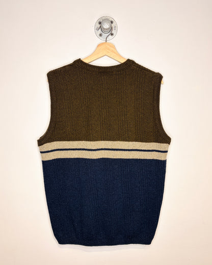 Vintage Boxy Cherokee Earth Tone V-Neck Sweater Vest