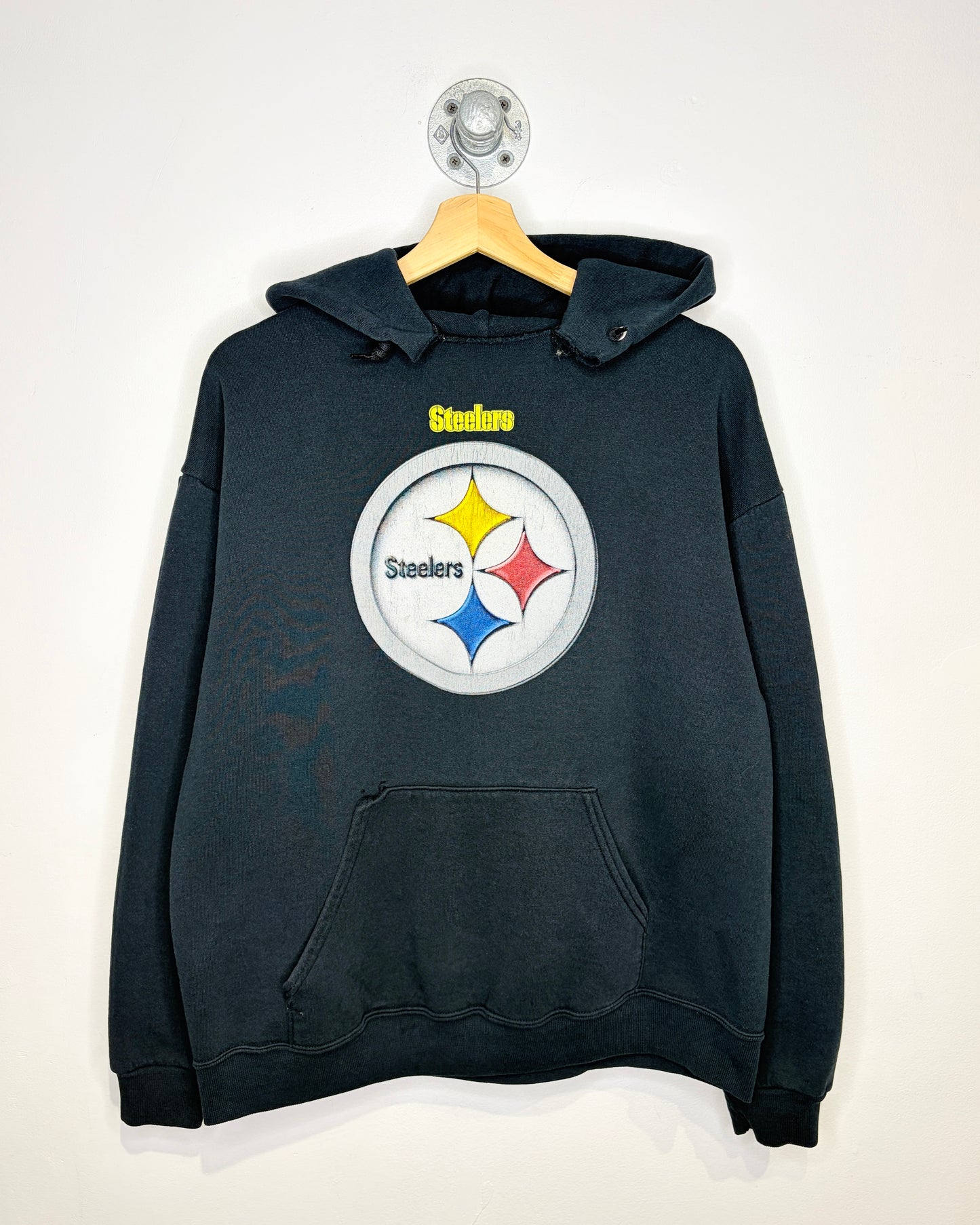Vintage Pittsburgh Steelers Black Hoodie