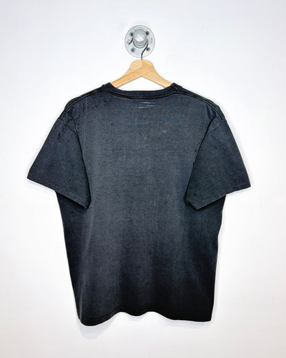 Vintage 1988 Batman DC Comics Faded & Distressed Black Tee Shirt