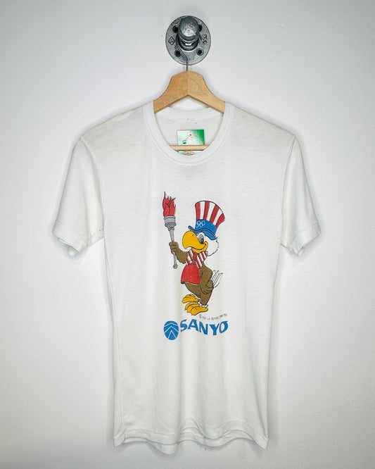 Vintage 1989 LA Olympic Committee Thin White Tee Shirt