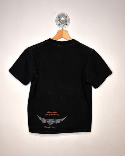 2000s Harley Davidson Orlando Black Tee Shirt
