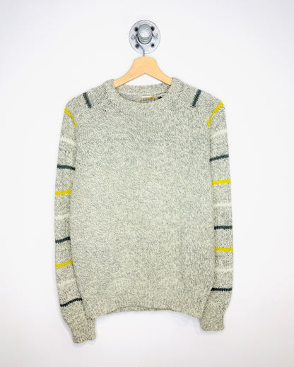 Vintage 90s Strategy Ash Grey Knit Sweater