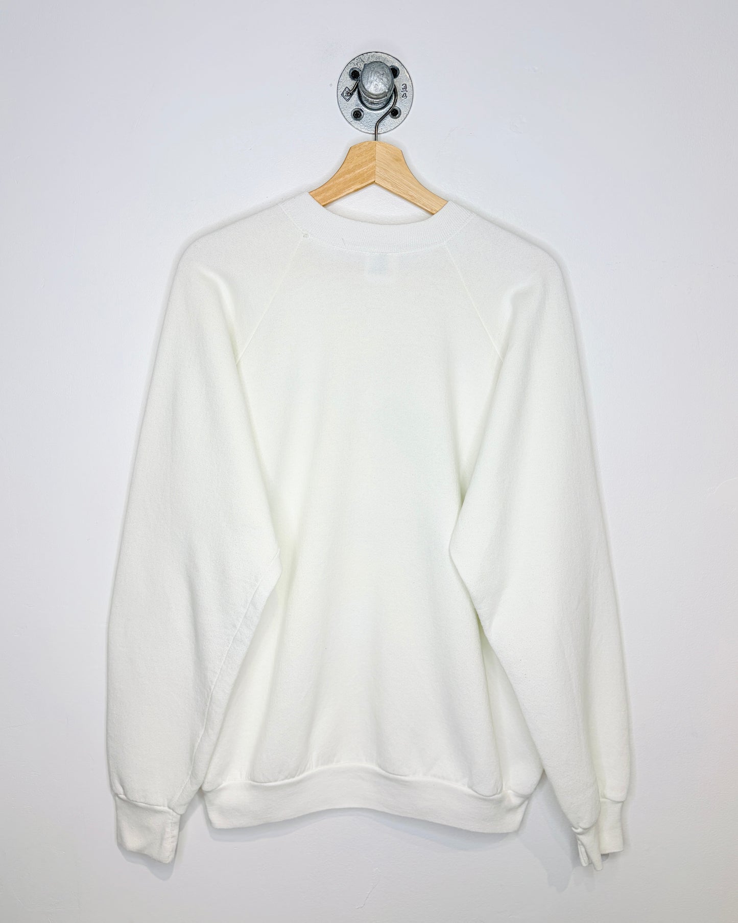 Vintage 90s University Of Calgary Faculty Of Social Work White Crewneck Sweatshirt