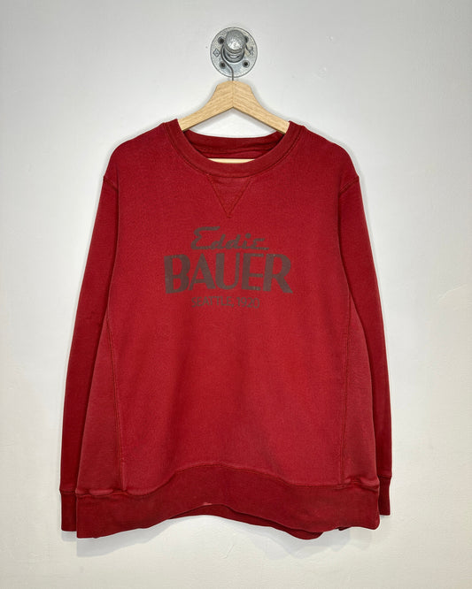 Vintage Eddie Bauer Seattle Red Crewneck Sweatshirt