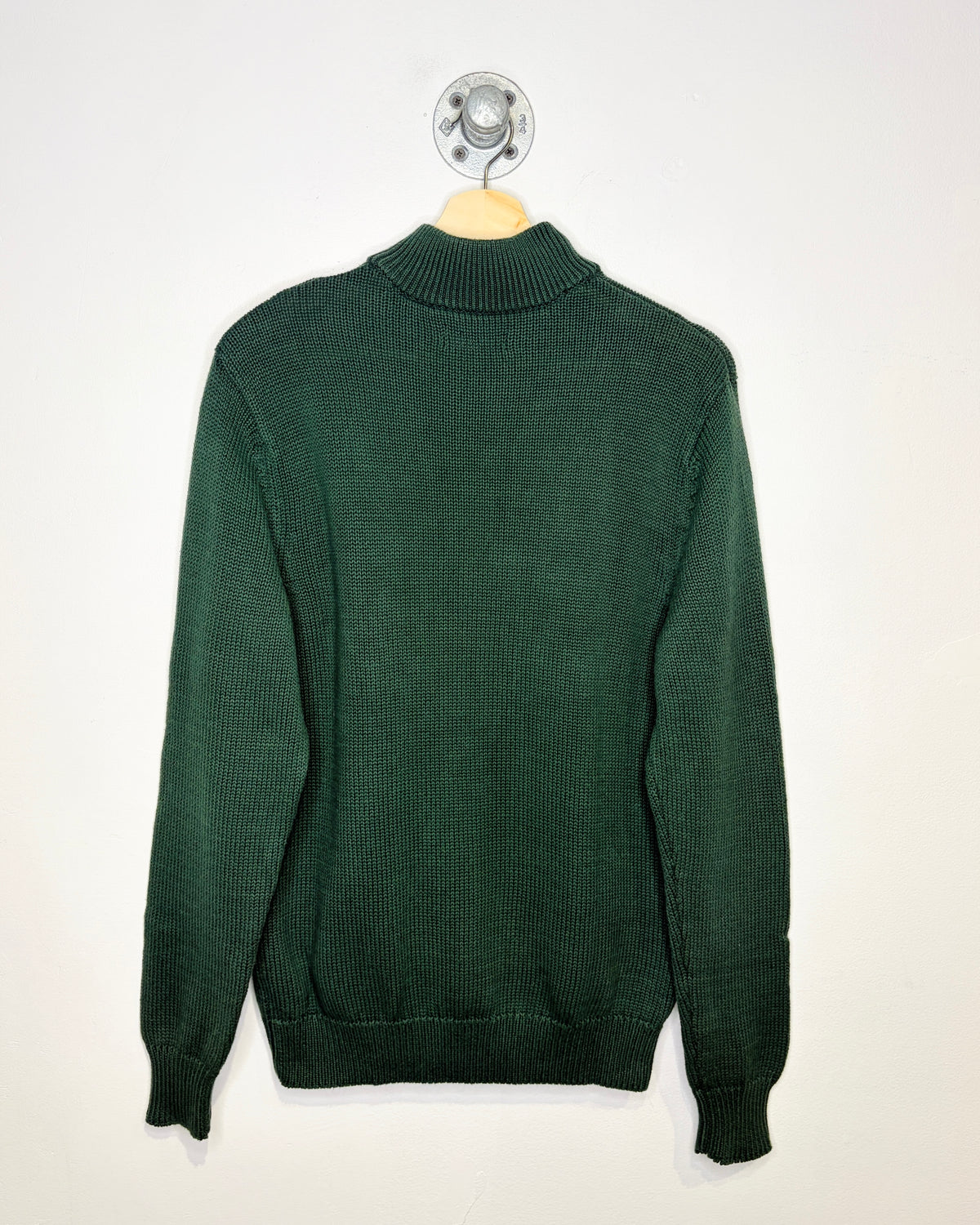 Chaps Ralph Lauren Forest Green 1/4 Zip Sweater