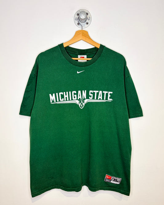Nike Michigan State Spartans Green Tee Shirt