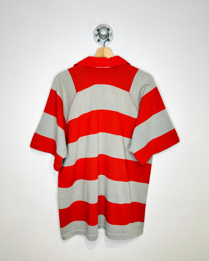 Vintage 1980s Vancouver Rugby Club Red And Grey Shirt