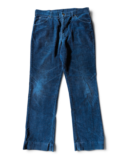 Vintage 90s Lee Navy Blue Bootcut Corduroy Pants