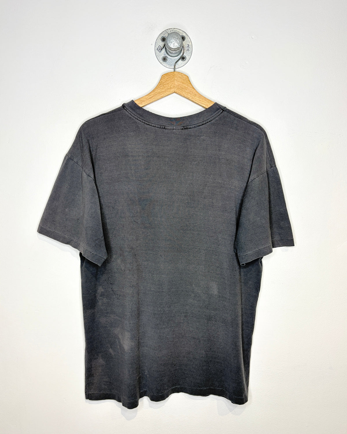 Vintage 90s Jamaica No Problem Sun Faded Black Tee Shirt