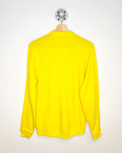 Vintage 70s Ottawa Athletic Club Yellow Cardigan