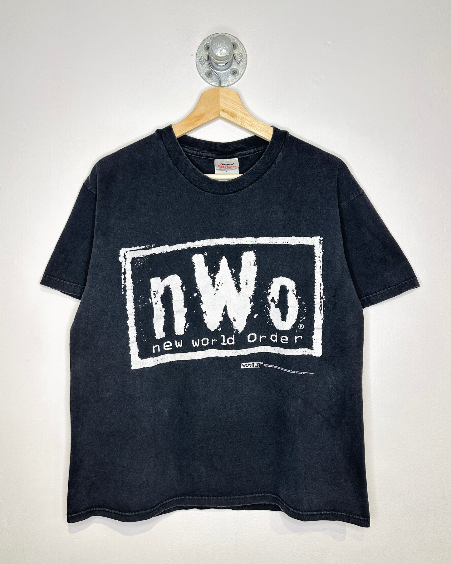 Vintage 1998 New World Order Black Tee Shirt