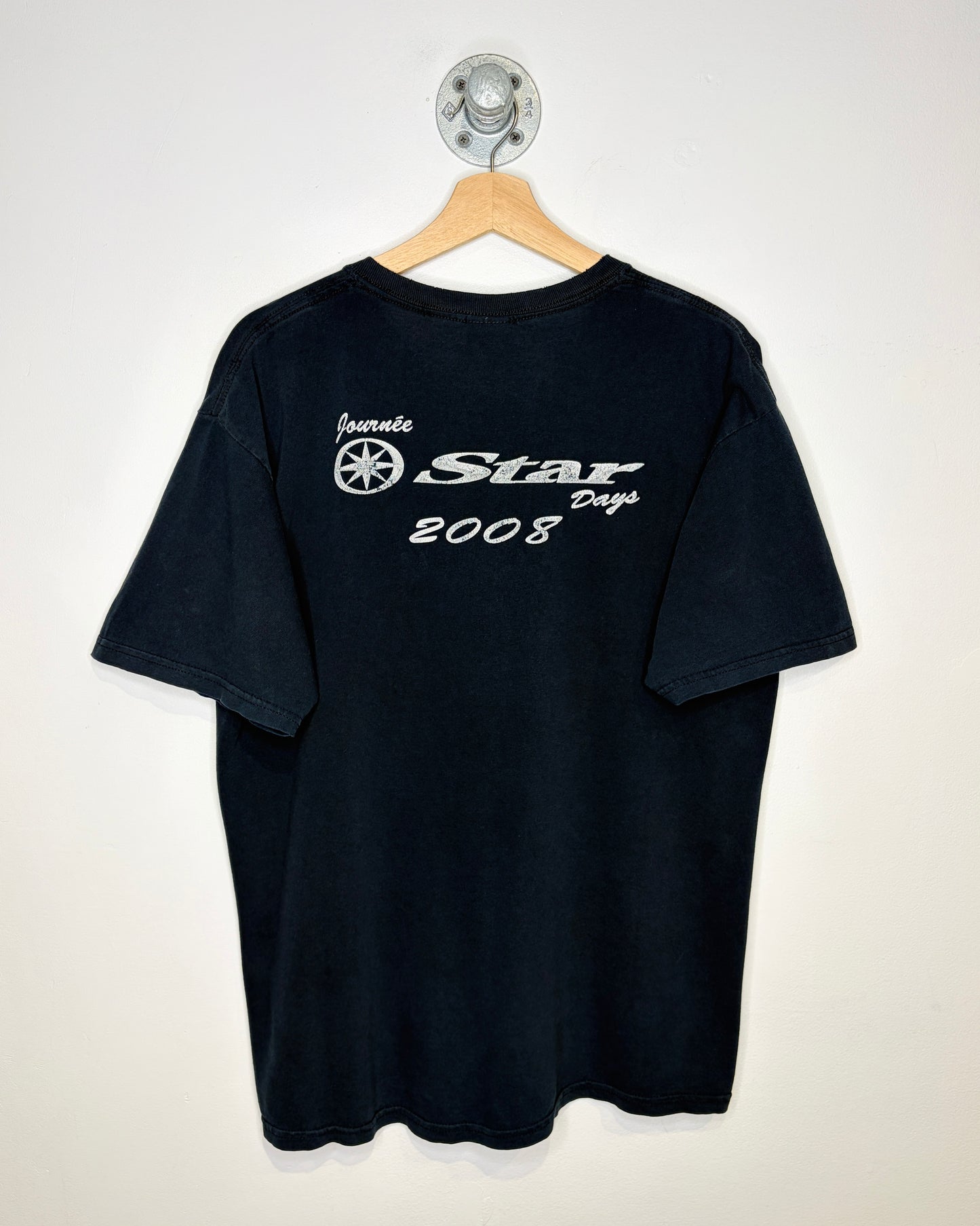 2008 Yamaha Faded Black Tee Shirt
