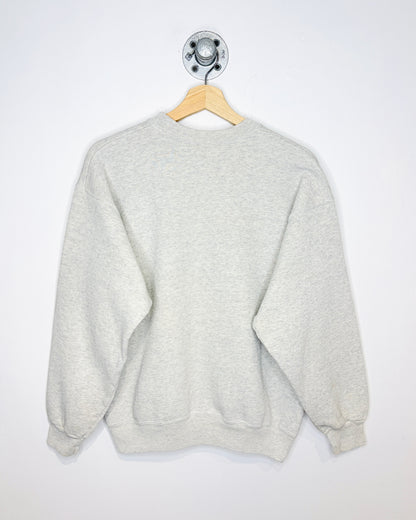 Vintage 90s Ohio Embroidered Grey Crewneck Sweatshirt