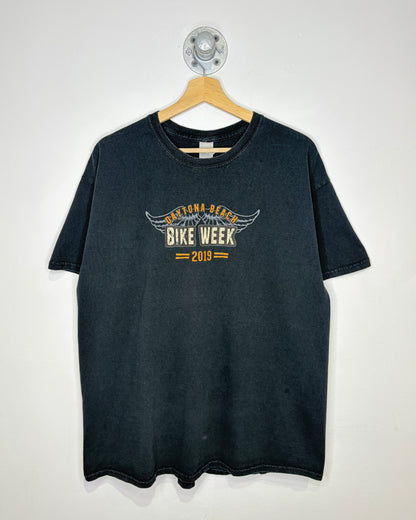 Daytona Bike Week Black Biker Tee Shirt