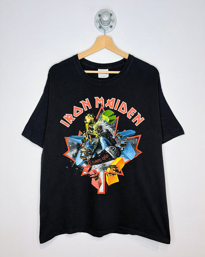 2010 Iron Maiden Canada The Final Frontier Black Tee Shirt
