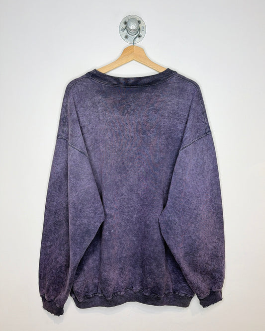 Vintage 1990s Cloud Walker Marble Purple Crewneck Sweatshirt