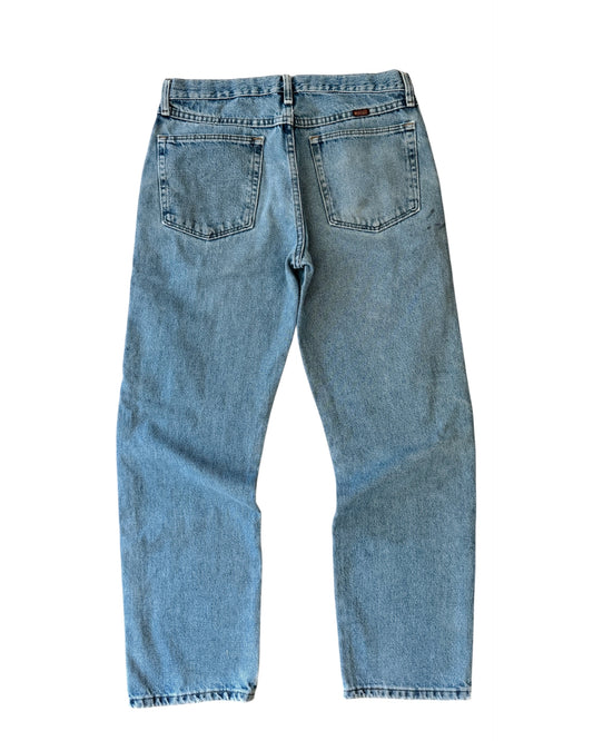 Vintage Rustler Thrashed Mid Wash Jeans