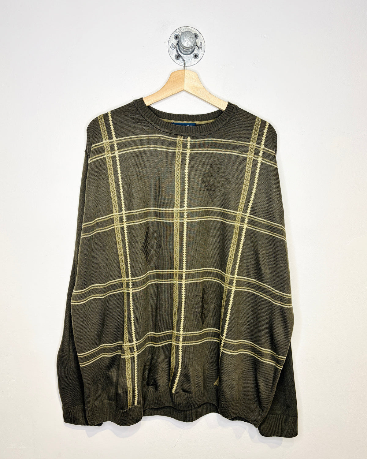 Vintage Arnold Palmer Golf Forest Green Lightweight Sweater