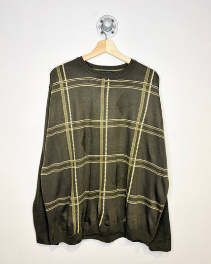 Vintage Arnold Palmer Golf Forest Green Lightweight Sweater