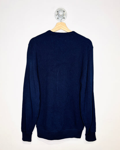 Vintage 90s David Taylor Navy Cardigan