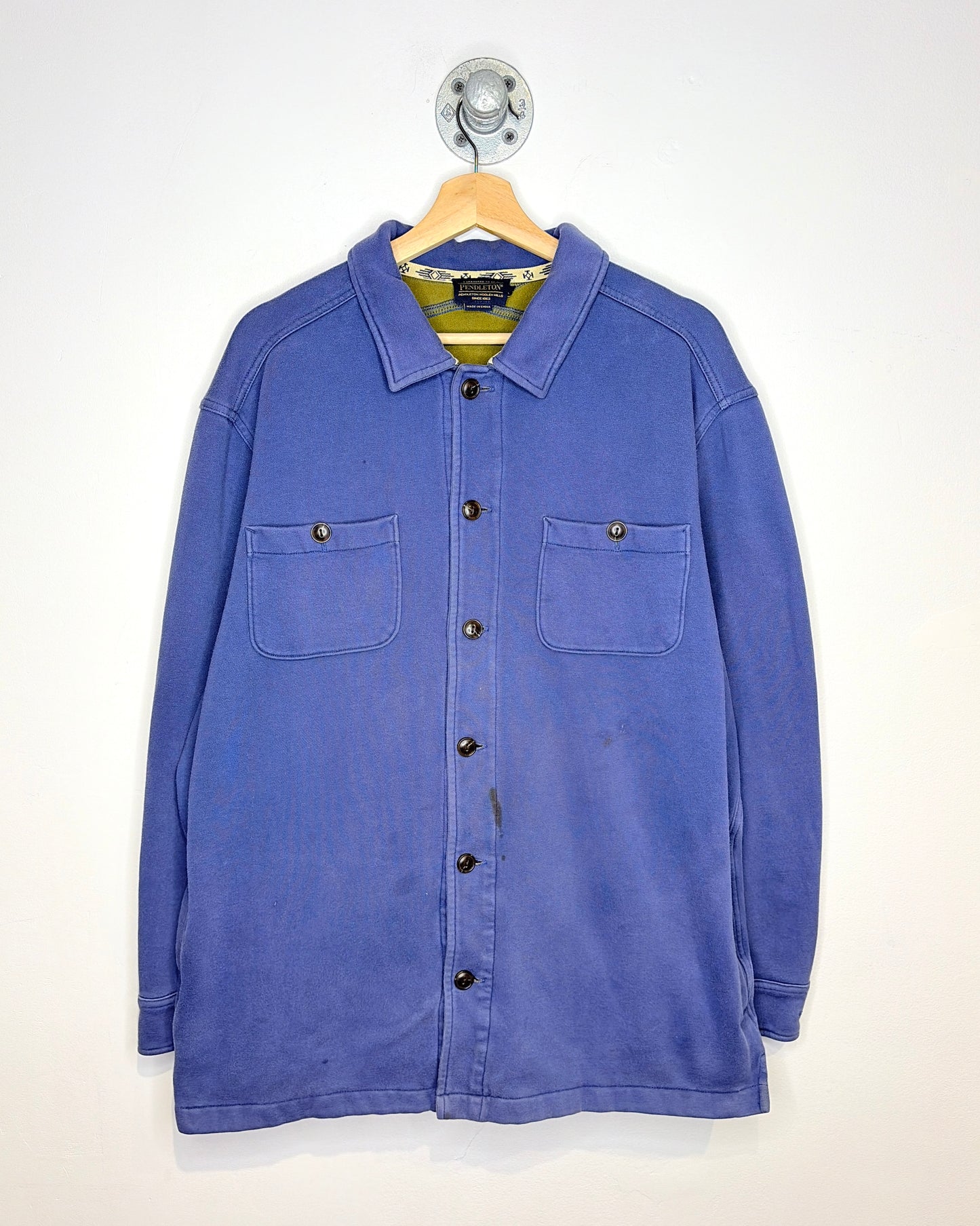 2000s Pendleton Faded Slate Blue Chore Coat