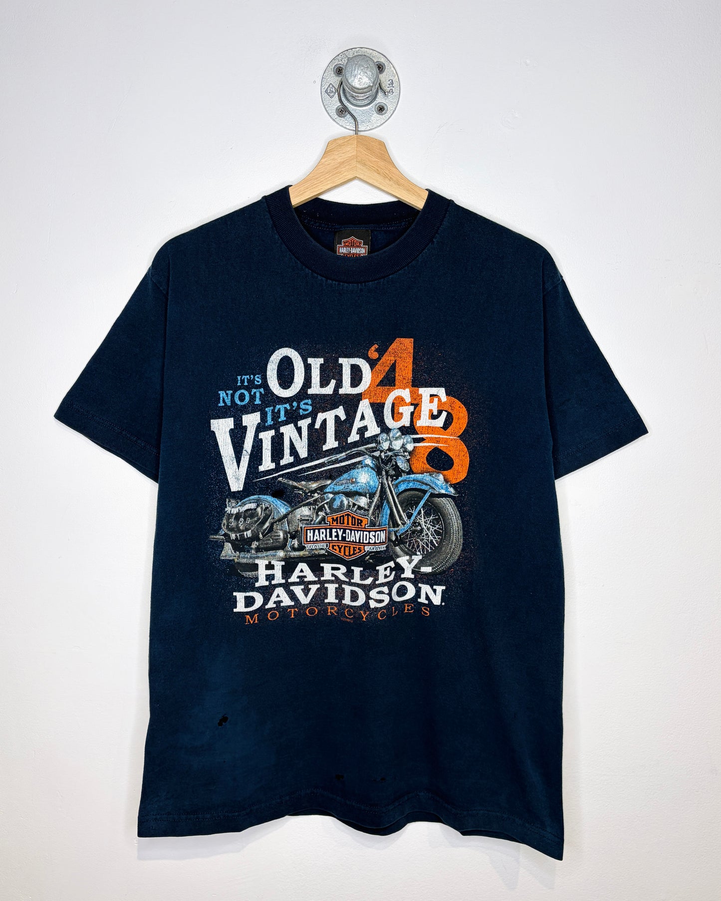 Harley Davidson Round Rock Texas Navy Tee Shirt