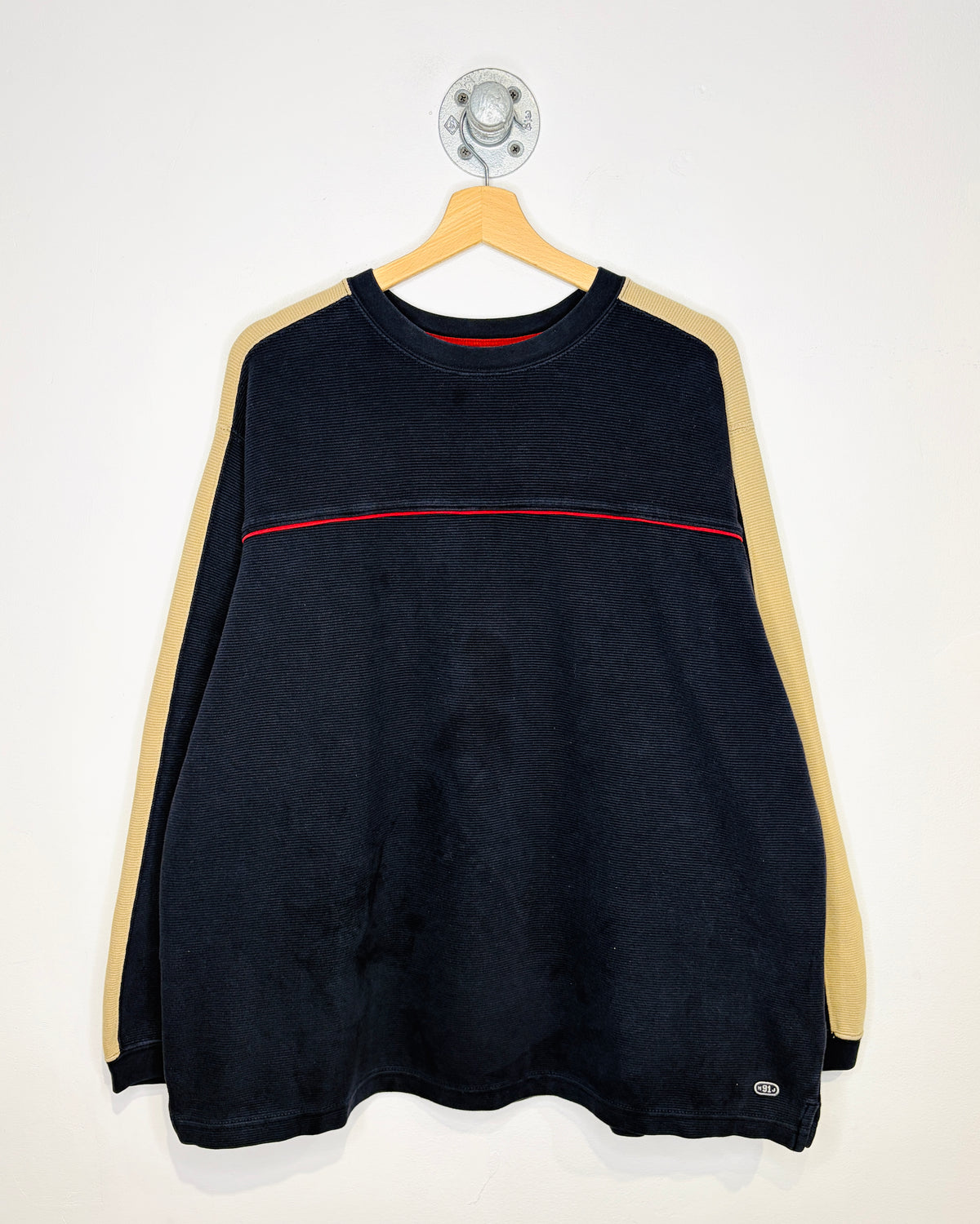 Vintage Y2K Nevada Textured Navy Sweatshirt