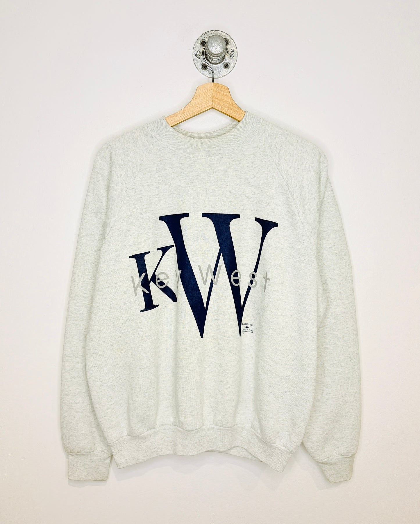 Vintage 90s Key West “CK” Grey Crewneck Sweatshirt
